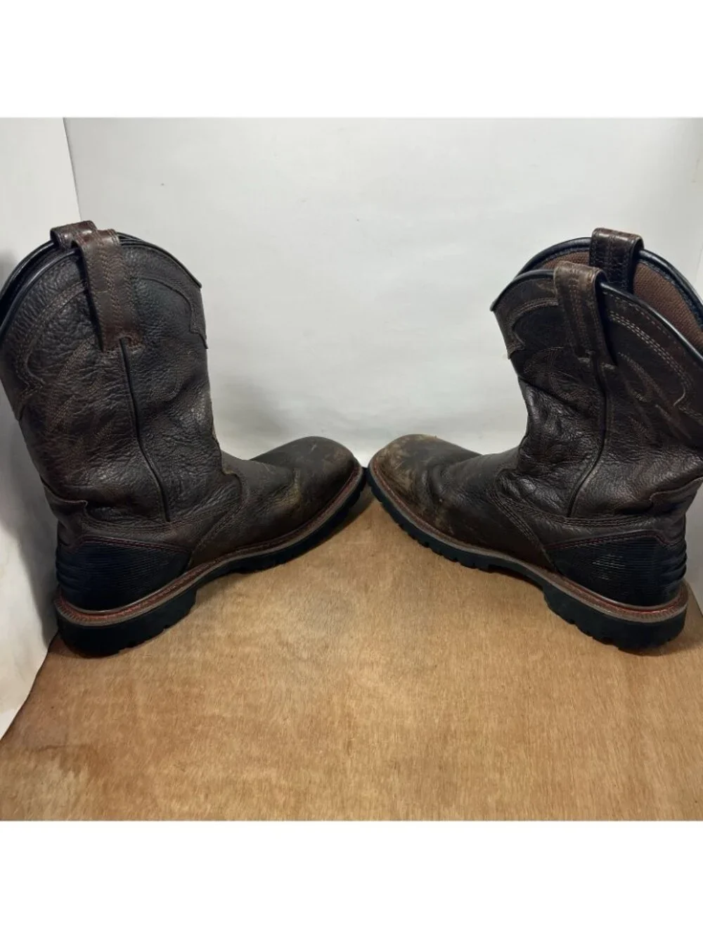 Oliver by Honeywell Men's Size 9 Safety Square Toe Western Work Boot OL10002